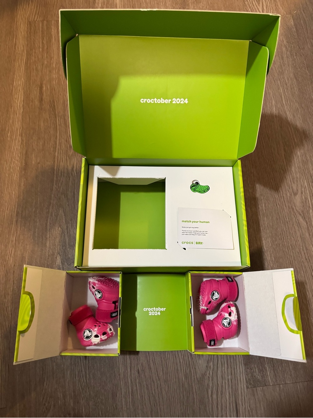 CROCS Pink Mini Crocs Duo - Croctober 2024